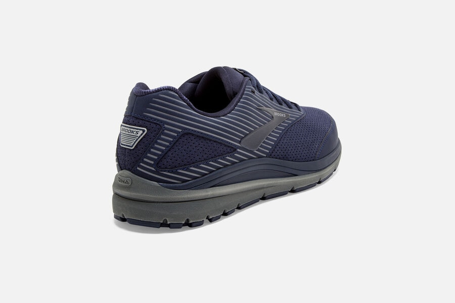 Brooks Addiction Walker Suede Loopschoenen Heren - Donkerblauw - 492036RYA